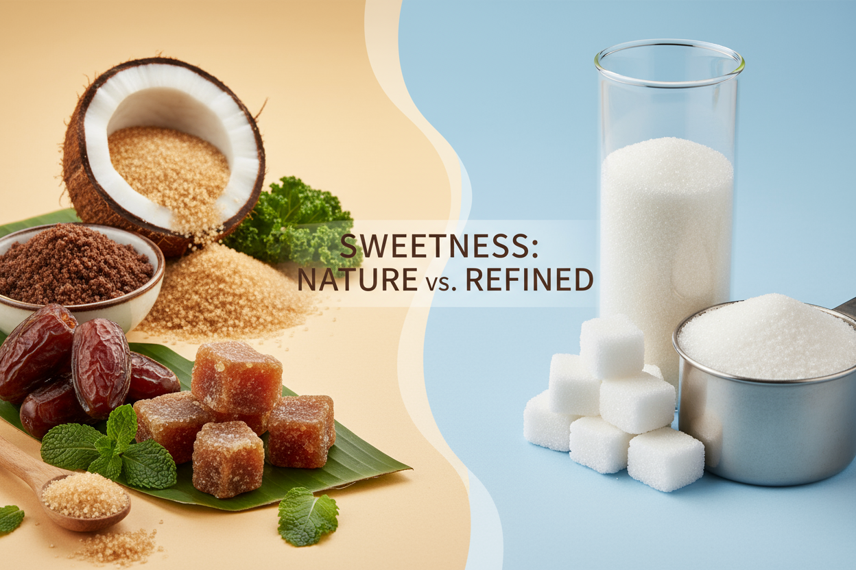 Why Mothers should prefer Date, Coconut or Palm sugar over Refined sugar for their toddlers?