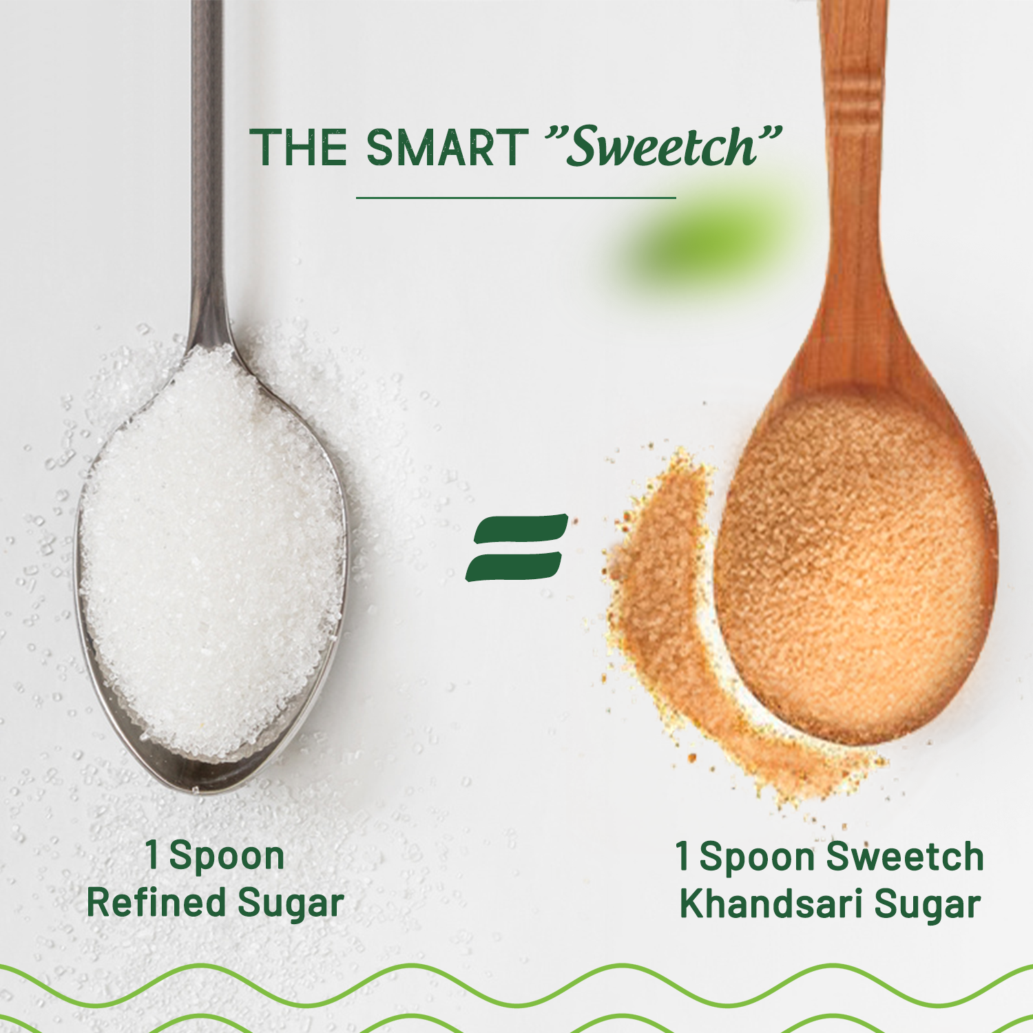 Sweetch Natural Khandsari Sugar (Raw cane Sugar) 1 KG