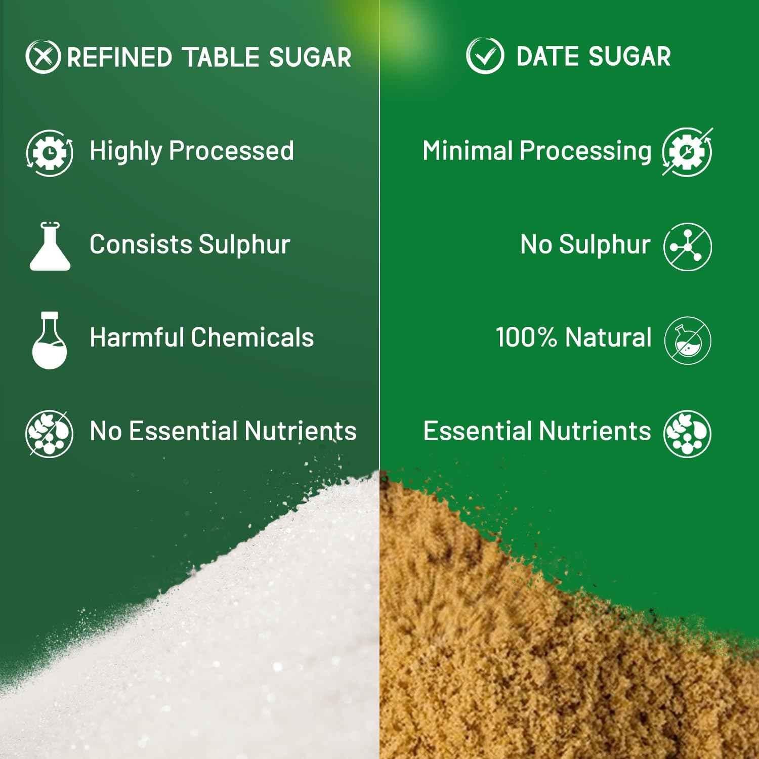 Sweetch Natural Date Sugar 350 GM Jar