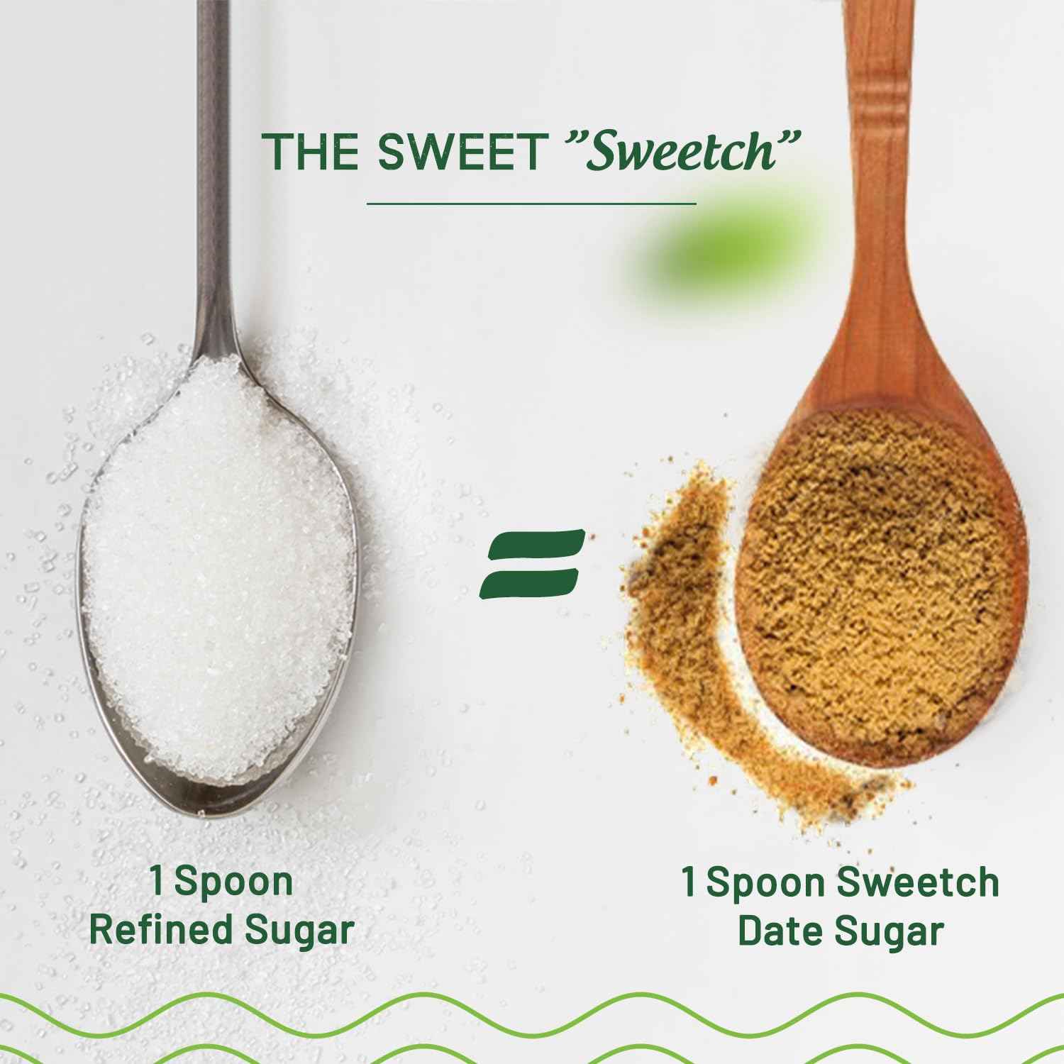 Sweetch Natural Date Sugar 350 GM Jar