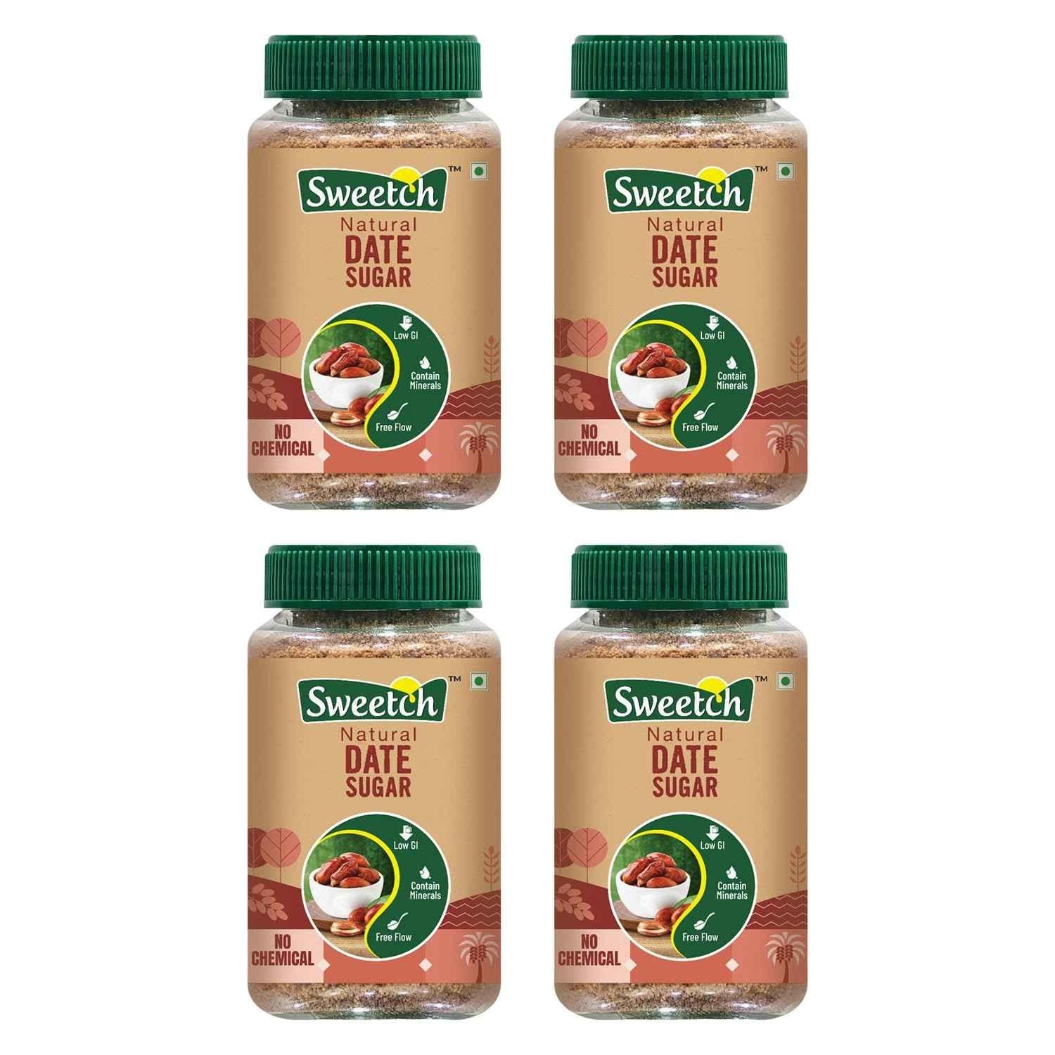 Sweetch Natural Date Sugar 350 GM Jar