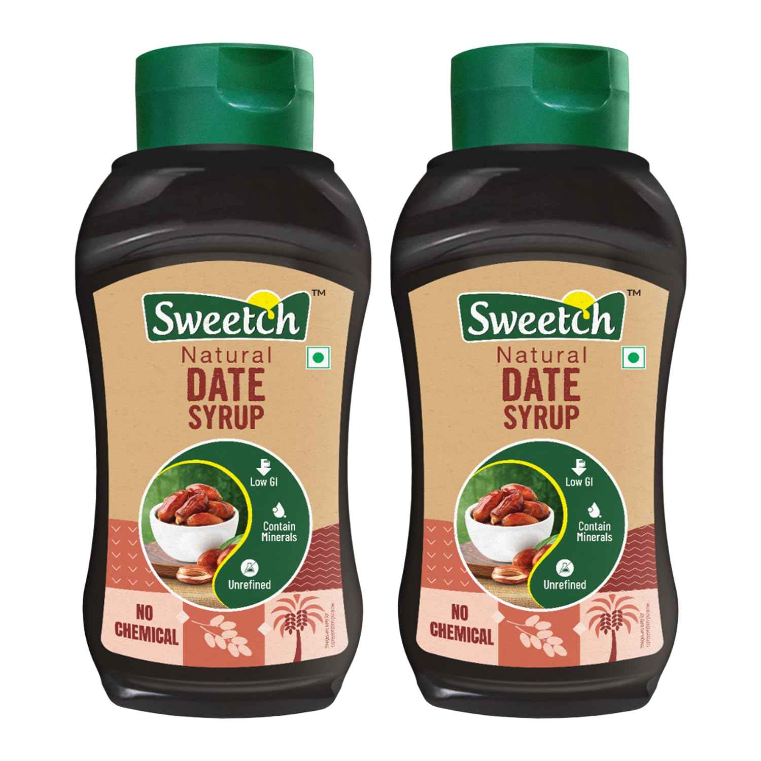 Sweetch Dates Syrup | Convenient Squeeze Bottle (400 gm)