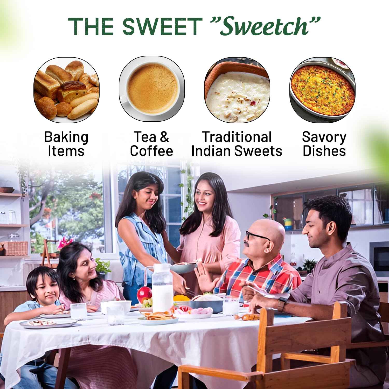 Sweetch Natural Khandsari Sugar (Raw cane Sugar) 1 KG