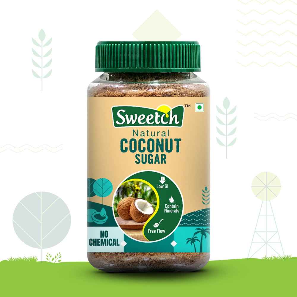 Sweetch Natural Coconut Sugar 350 GM Jar