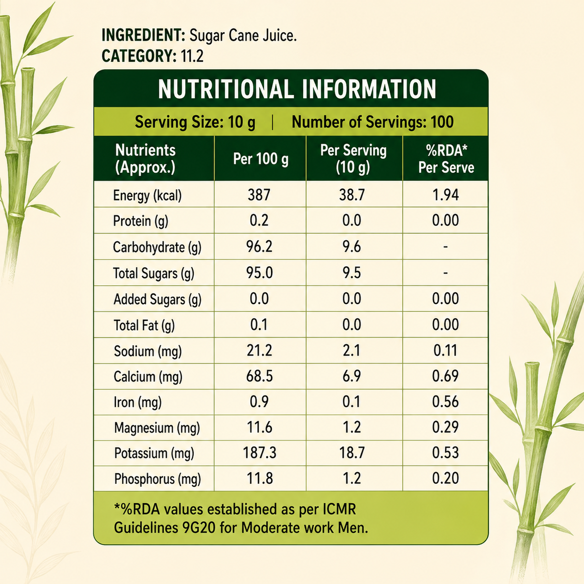 Sweetch Natural Khandsari Sugar (Raw cane Sugar) 1 KG