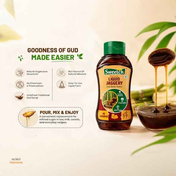 Sweetch Natural Liquid Jaggery (Kakvi)