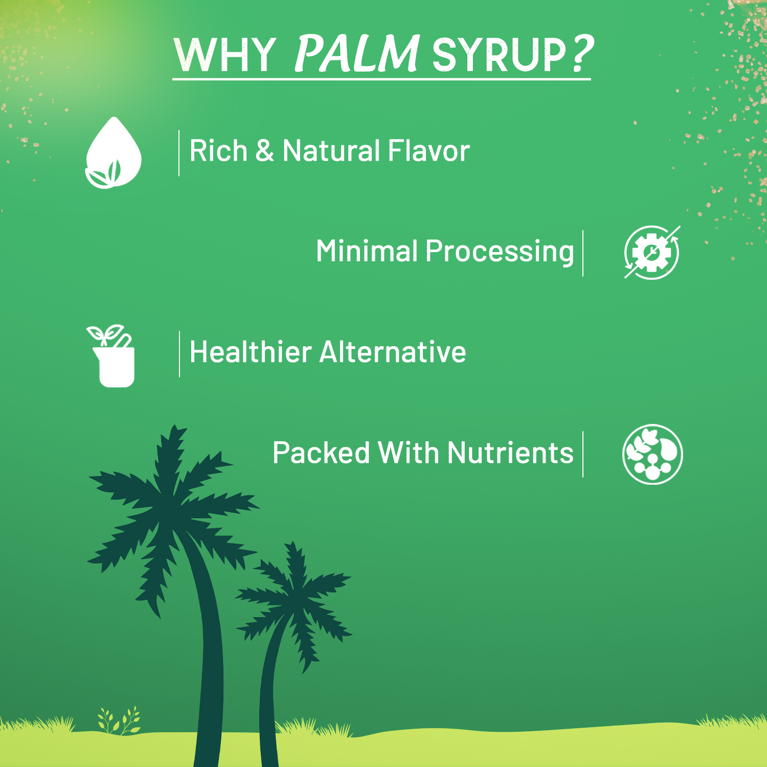 Sweetch Palm Syrup | Pure & Natural | Convenient Squeeze Bottle (400 GM)