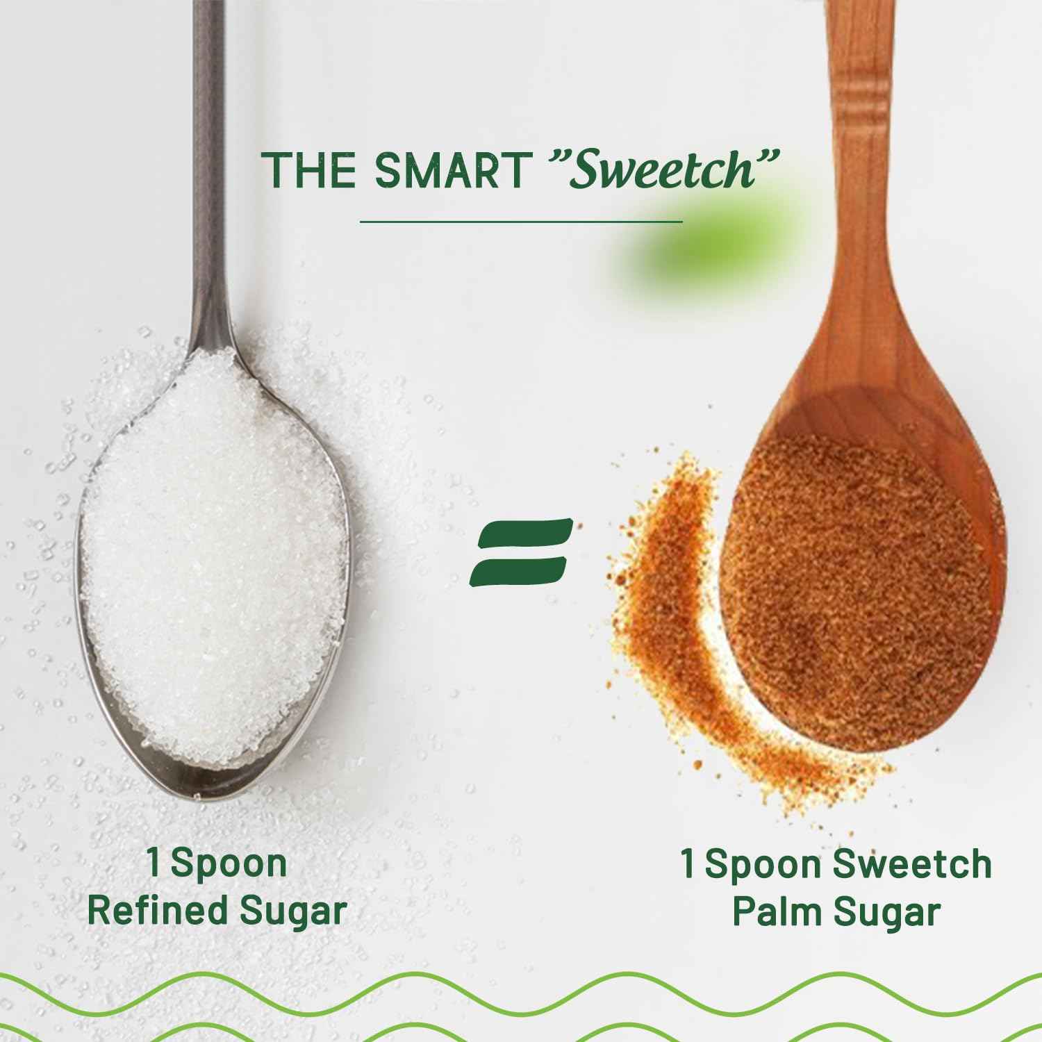 Sweetch Natural Palm Sugar 350 GM Jar