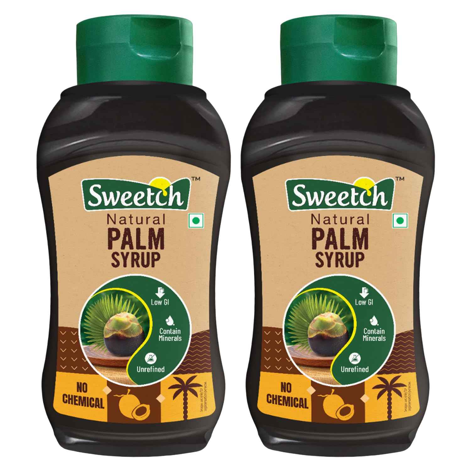 Sweetch Palm Syrup | Pure & Natural | Convenient Squeeze Bottle (400 GM)