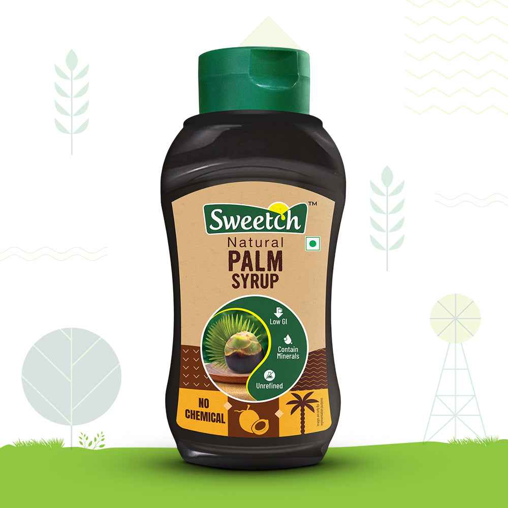 Sweetch Palm Syrup | Pure & Natural | Convenient Squeeze Bottle (400 GM)